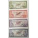 TONGA 1978 . ONE 1 - TEN 10 PA'ANGA BANKNOTES . SPECIMEN